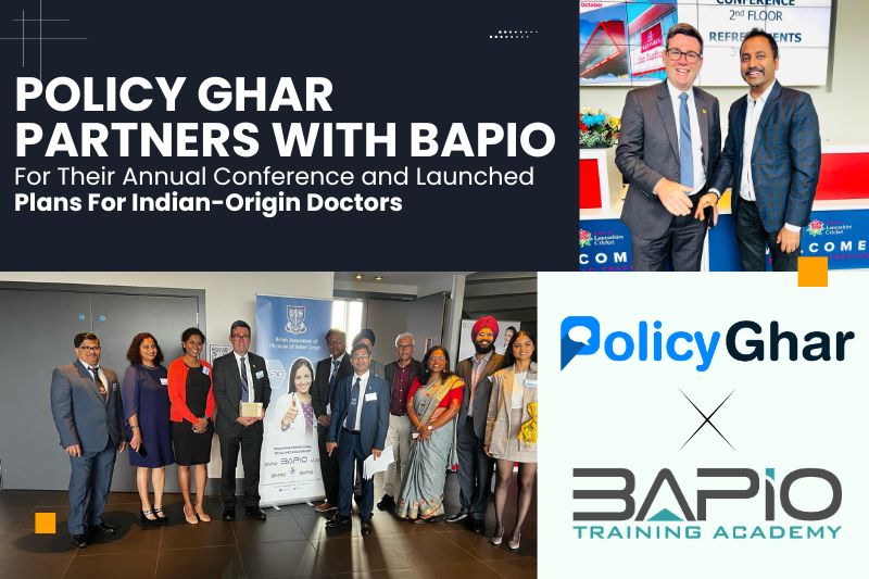 Policy Ghar Partners with BAPIO For Their Annual Conference and Launched Plans For Indian-Origin Doctors