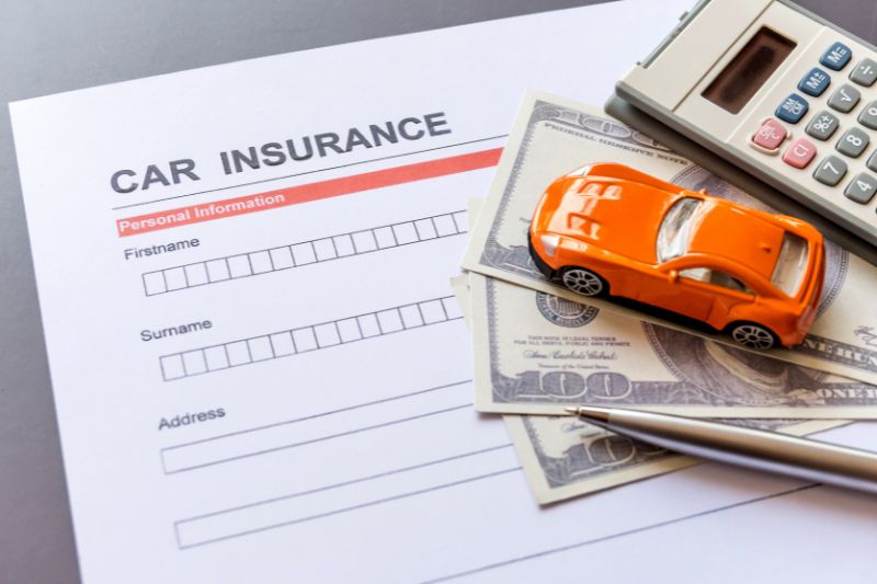 a car insurance form